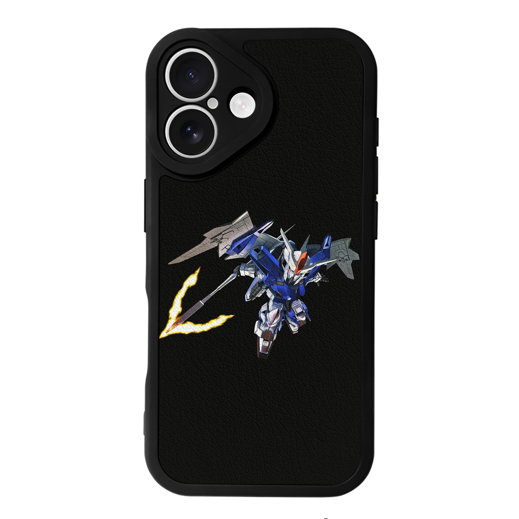 （画像用） 機動戦士ガンダム Mobile Suit Gundam 【iPhone 16シリーズ対応】シリコンスマホケース（レザー調） 材質：シリコン